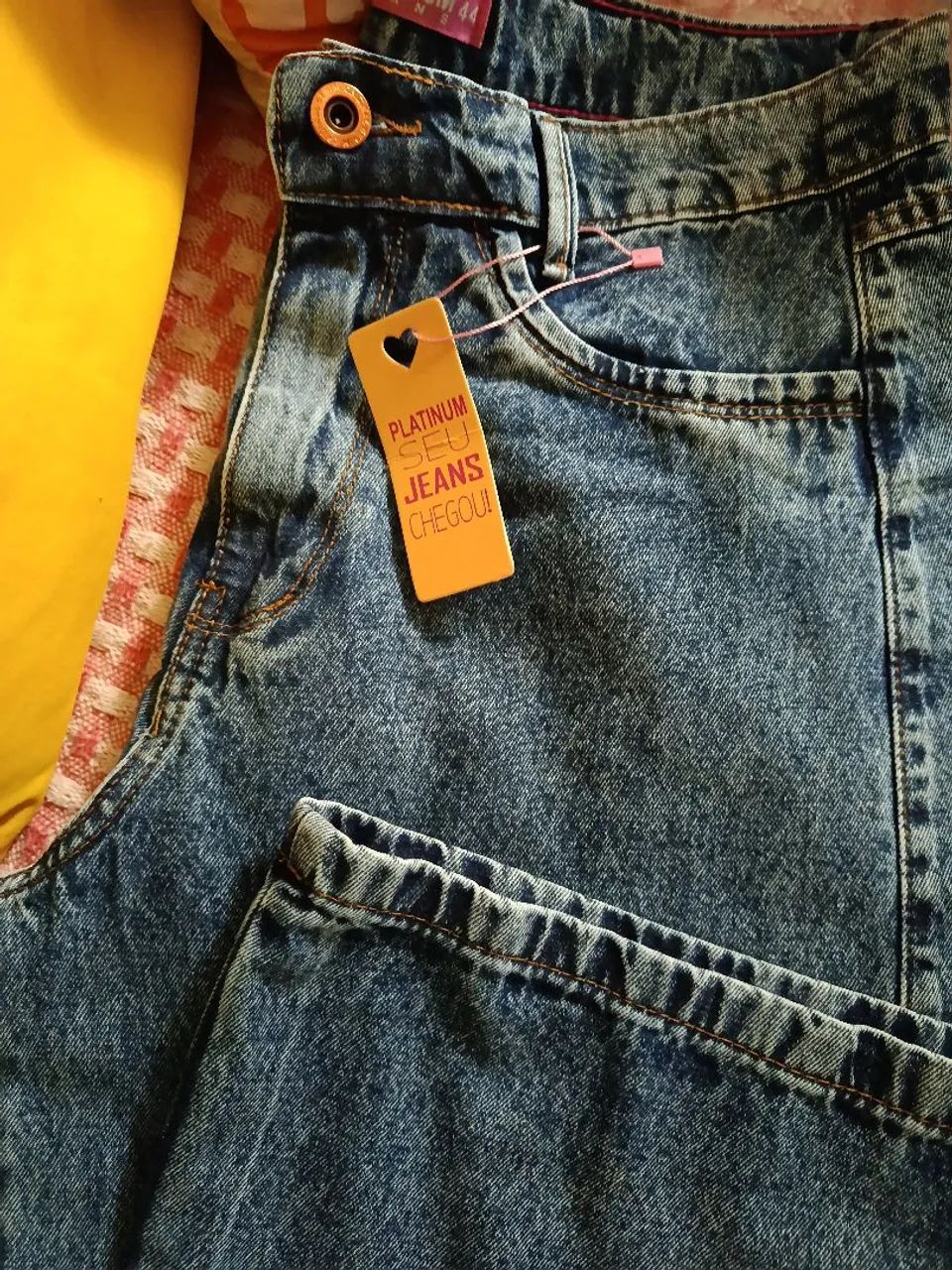 Calça jeans Wild leaggin Tam 44 Nova - Foto 4