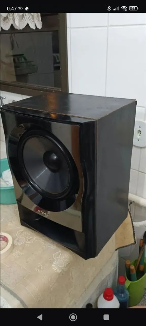 Subwoofer Home Sony Muteki SS-WP7M 10 polegadas Passivo 250W Rms R$ 330,00 - Foto 5