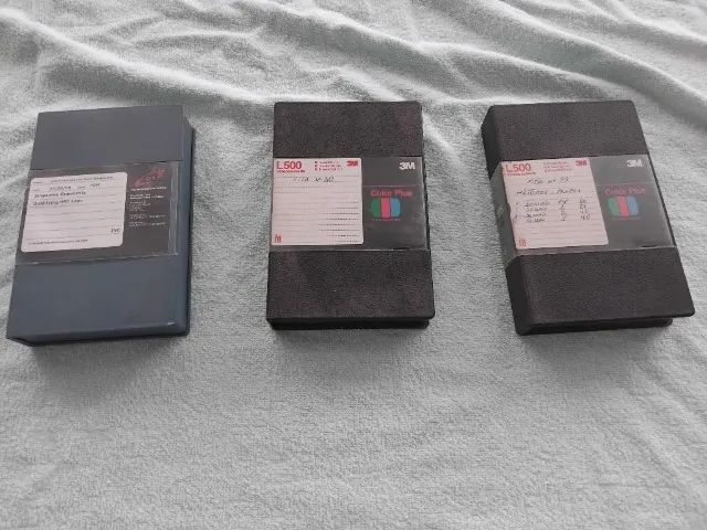 Fitas Betamax  3  com estojo de proteção - Foto 3
