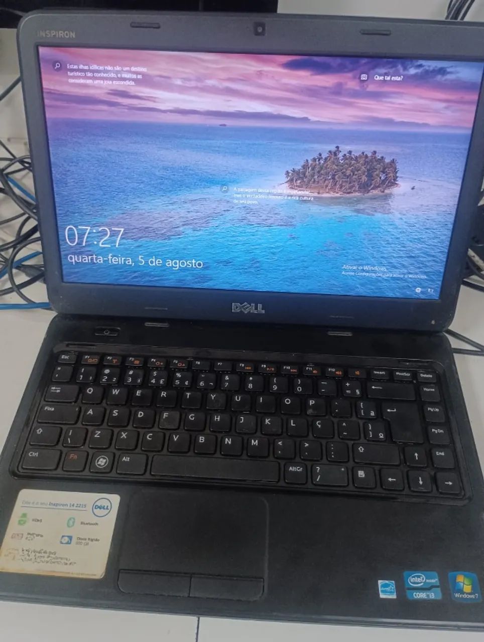 Notebook DELL Core i3 - Segunda Geraçao