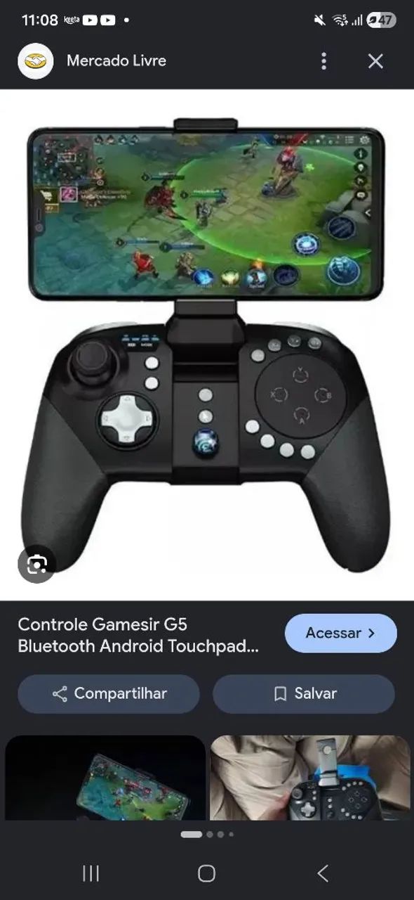 Controle para celular GameSir G5 
