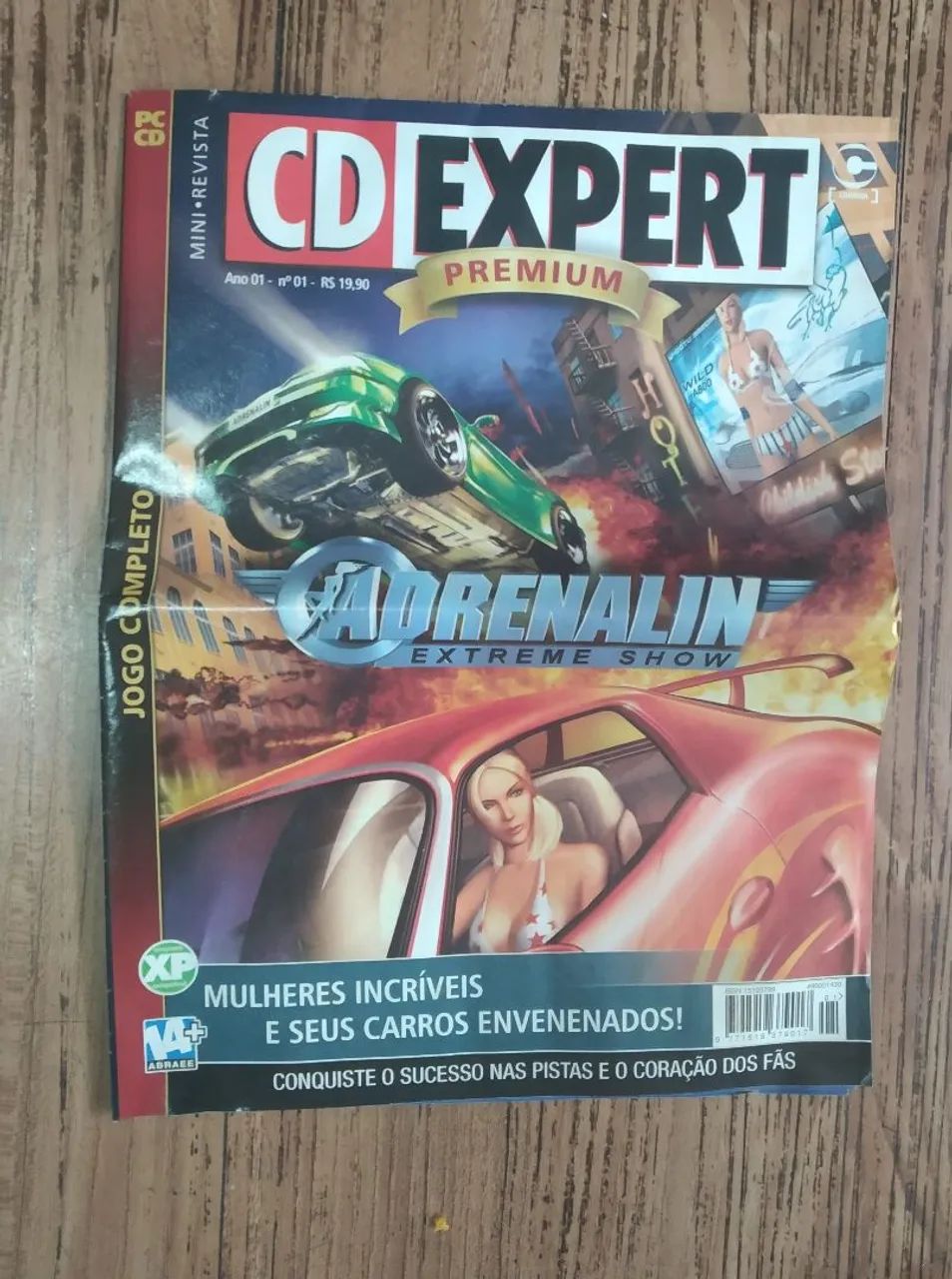 Jogo original para PC Adrenalin: Extreme Show com encarte/poster