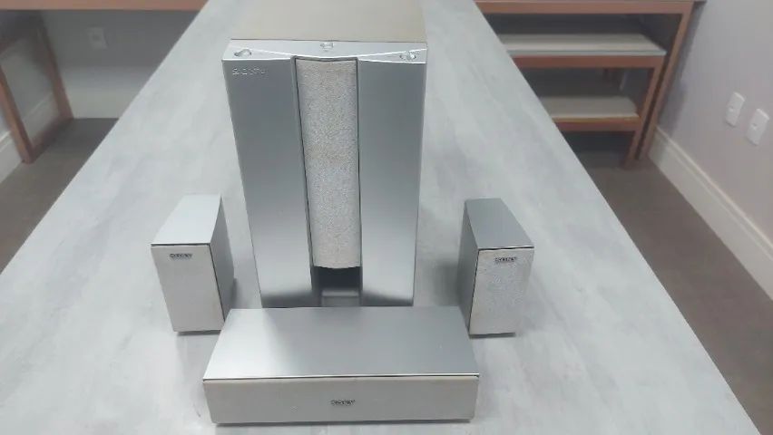 Caixas de Som para Home Theater Sony Com Subwoofer Amplificado Semi Novo