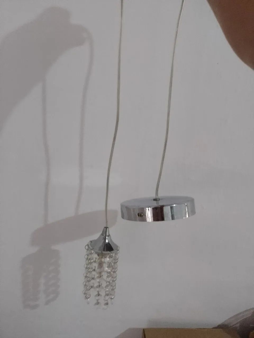 Pendente cristal cabo 60cm - Foto 3