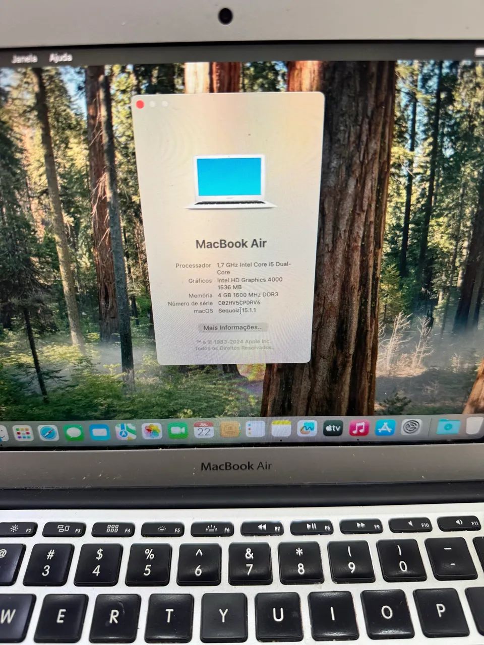 MacBook Air 2014 (leia com atenção) - Notebooks - Bom Futuro