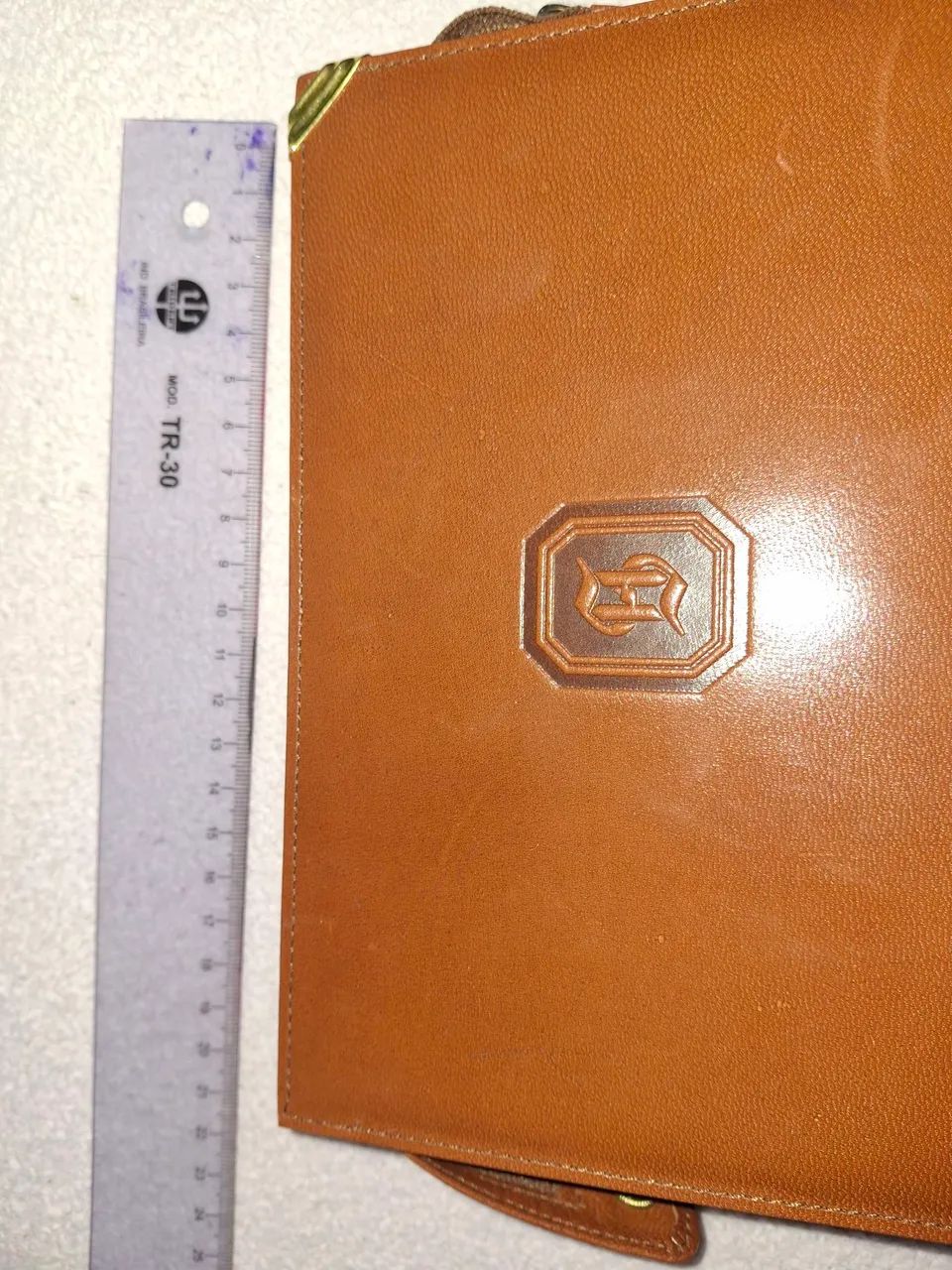 Bolsa de mao nova, original em couro H. STERN.  Vintage. - Foto 2