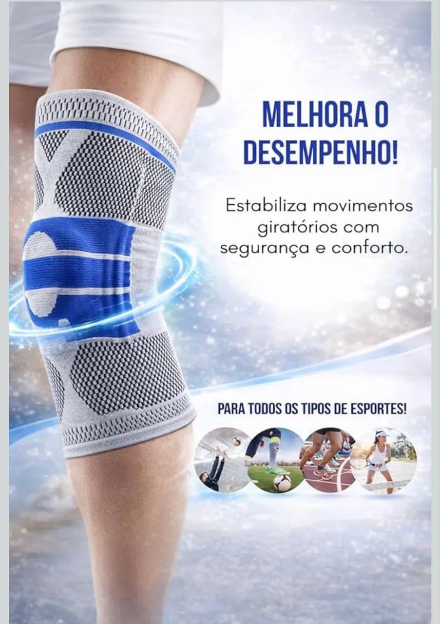 Joelheira de compressão ortopédica  - Foto 4