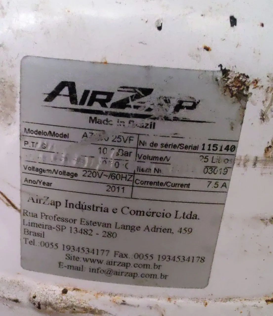 Compressor odontológico isento de óleo airzap - Foto 2