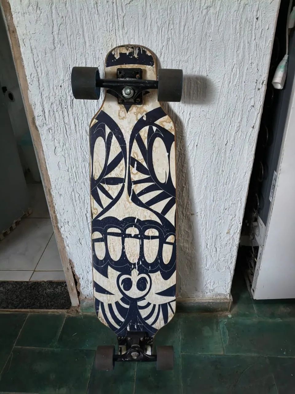 Longboard Drop-Through Owl Sports Indonésia 40" - Completo! - Foto 2