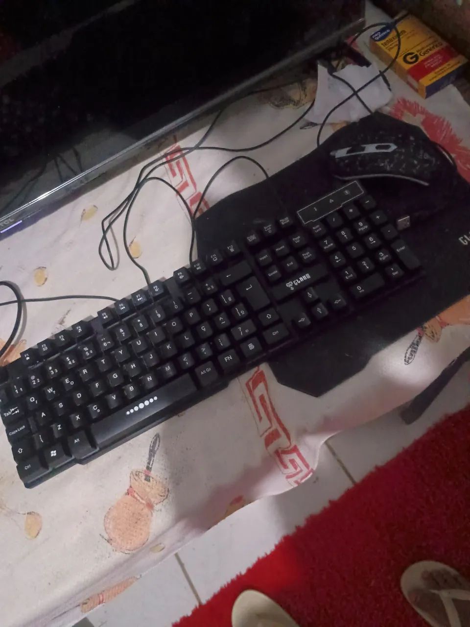 vendo teclado e mouse com leds  - Foto 2