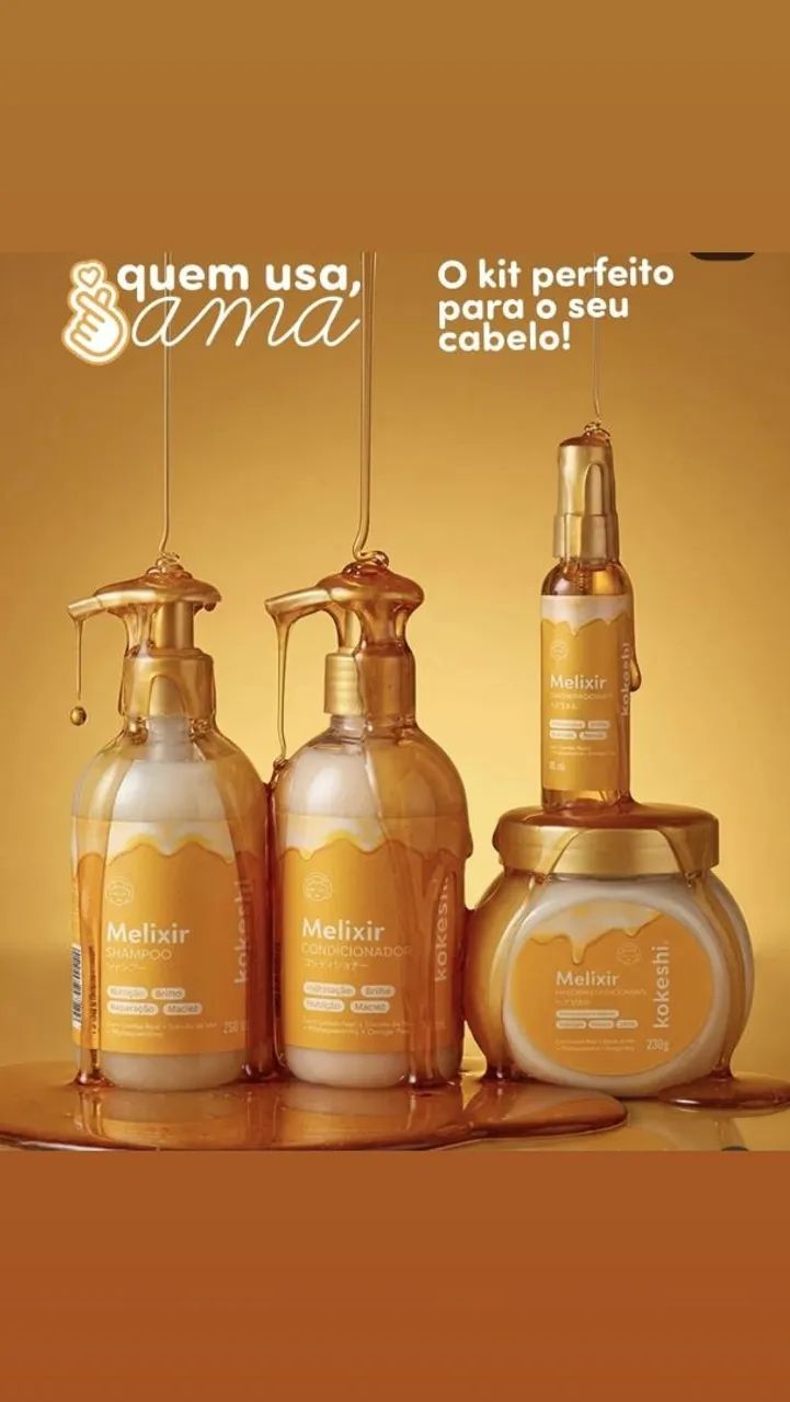 Kit de cabelos completo Melixir 