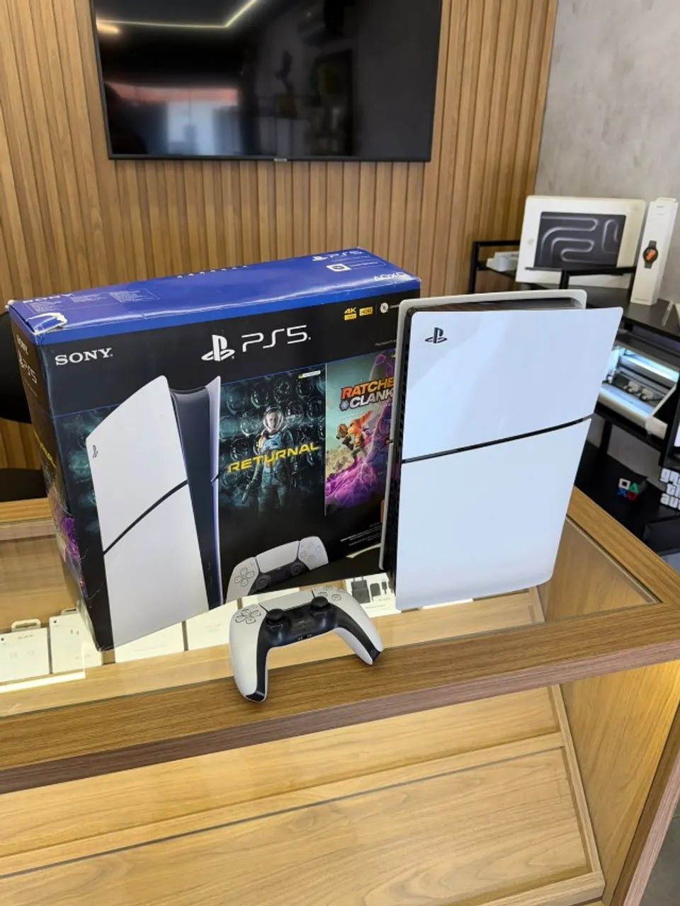 Ps5 Slim Digital 1tb + caixa e controle (Anápolis)