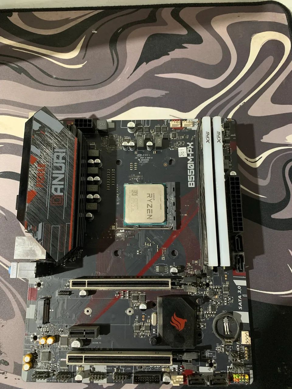 KIT PLACA MÃE +PROCESSADOR +MEMORIA