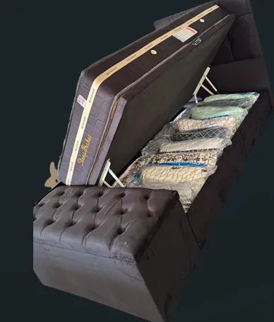 cama box com garantia de fabrica 