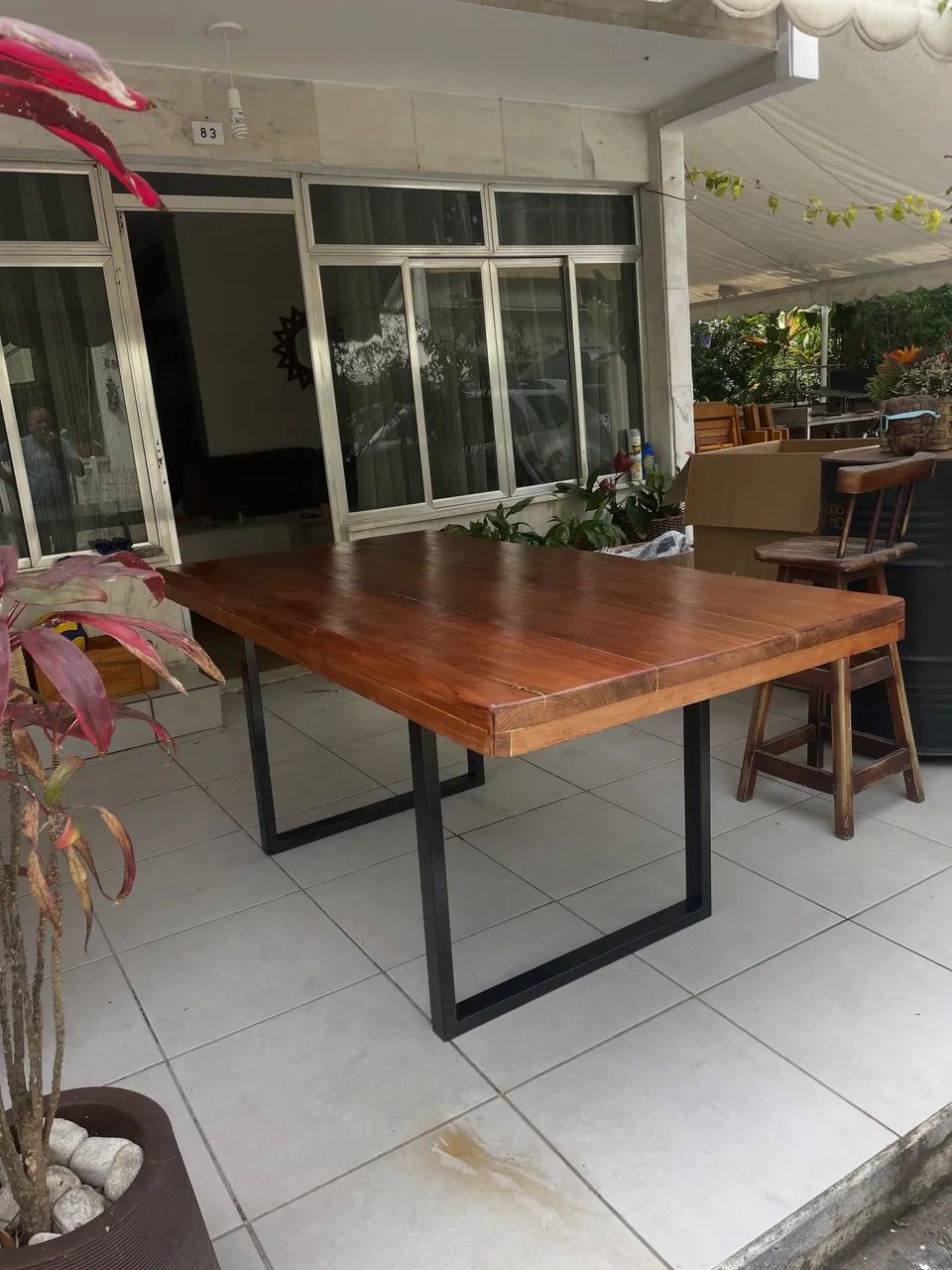Mesa rústica 