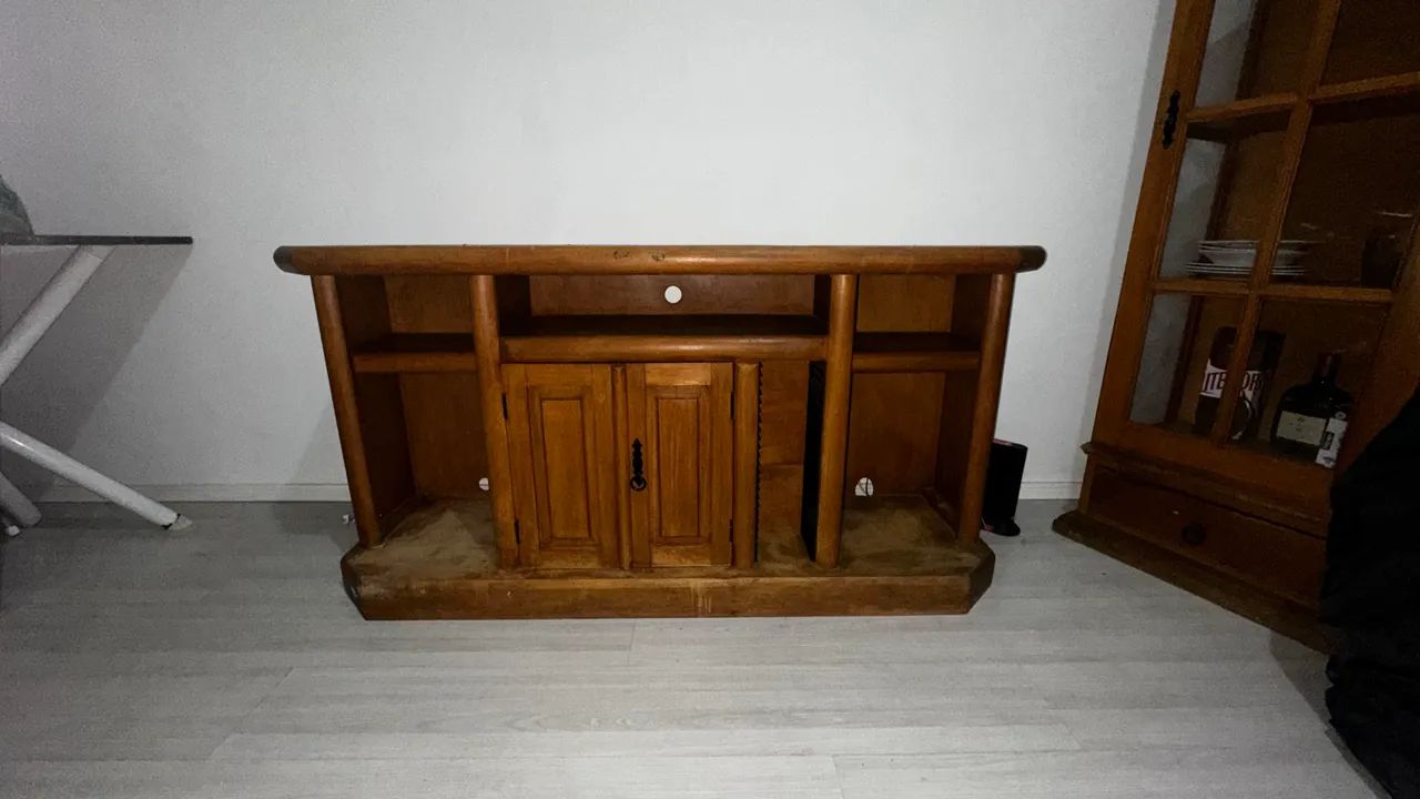 Rack Sala Madeira Maciça - Foto 4
