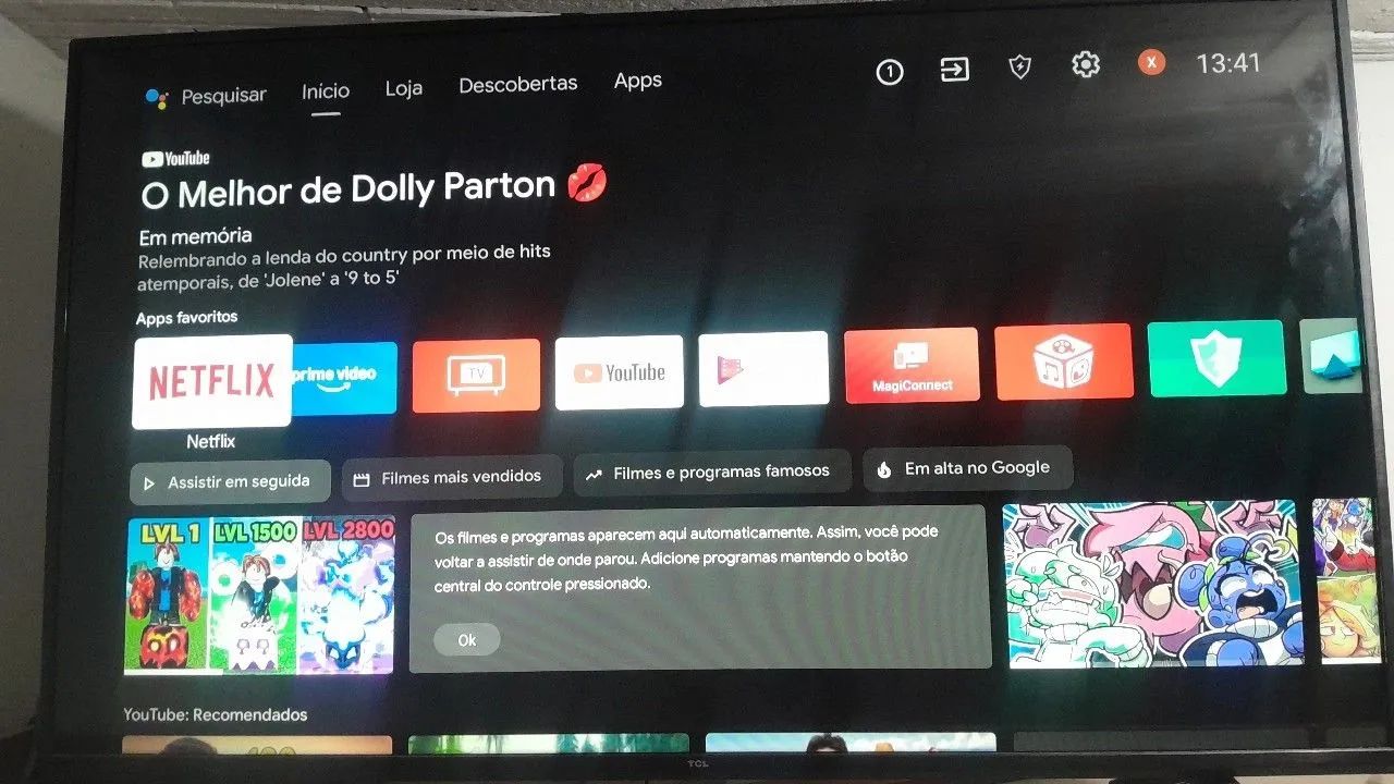 Tv smart de 50 polegadas