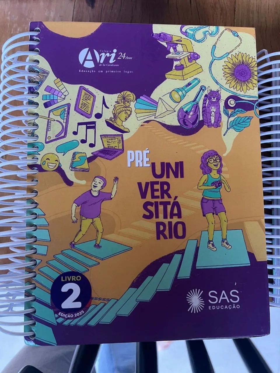 Apostila completas SAAS (ARI DE SÁ) Prevestibular 2025. - Foto 3