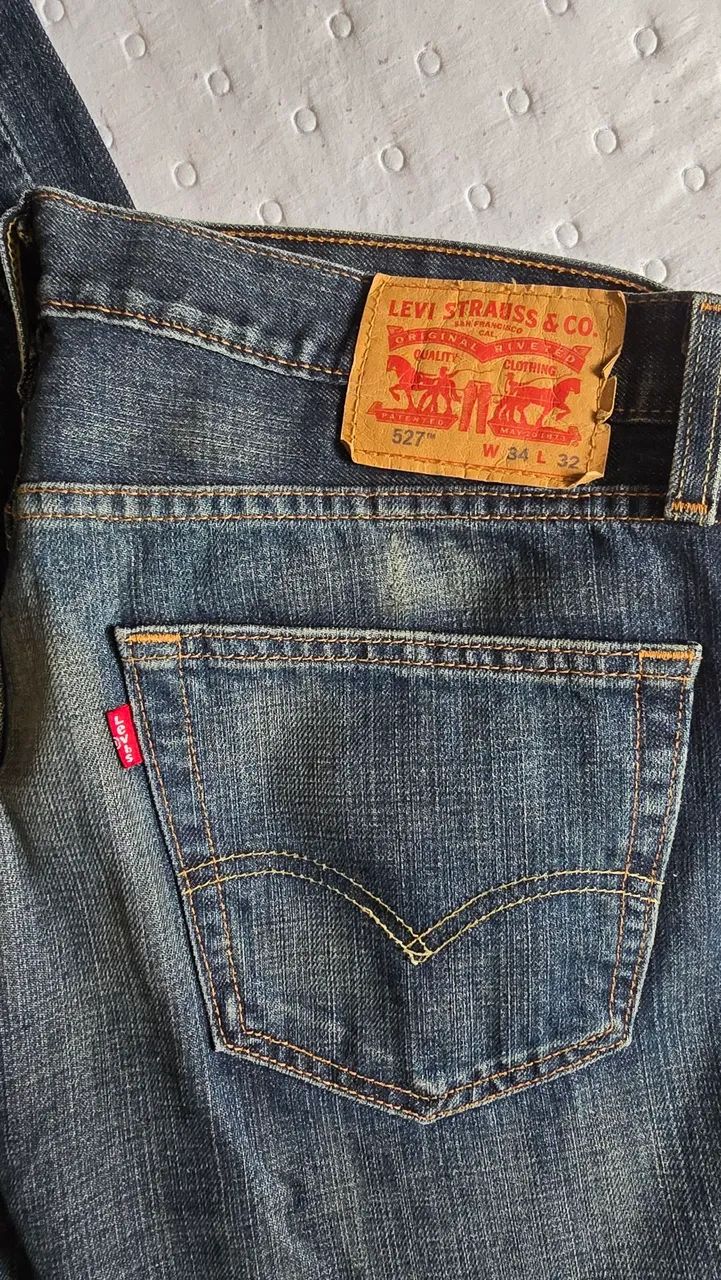 Levis 527 Slim Bootcut W34 × L32