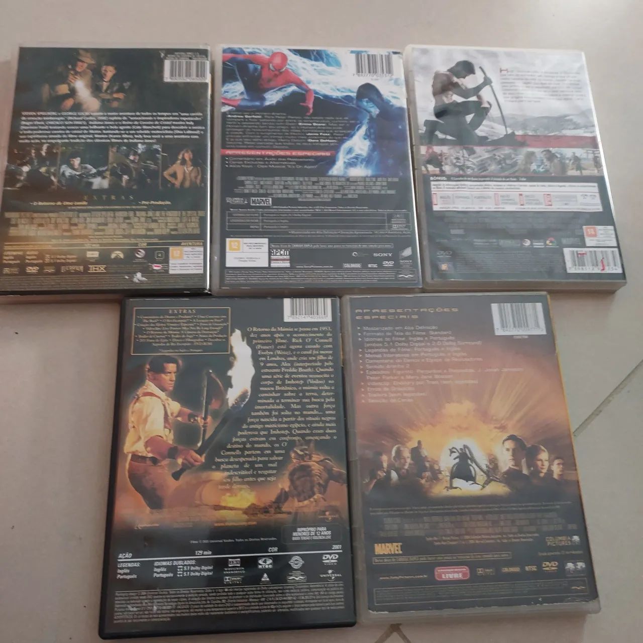 DVDs 5 excelentes filmes  - Foto 2