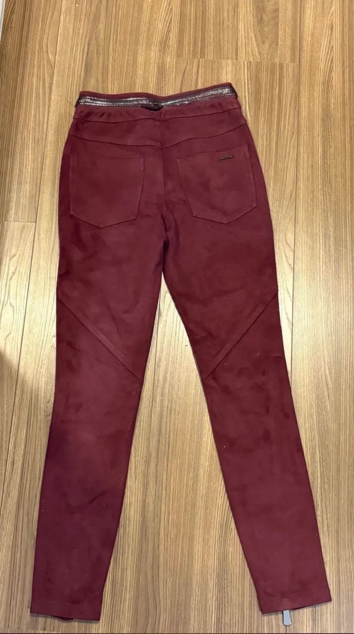 Calça Bordô John John - Foto 2