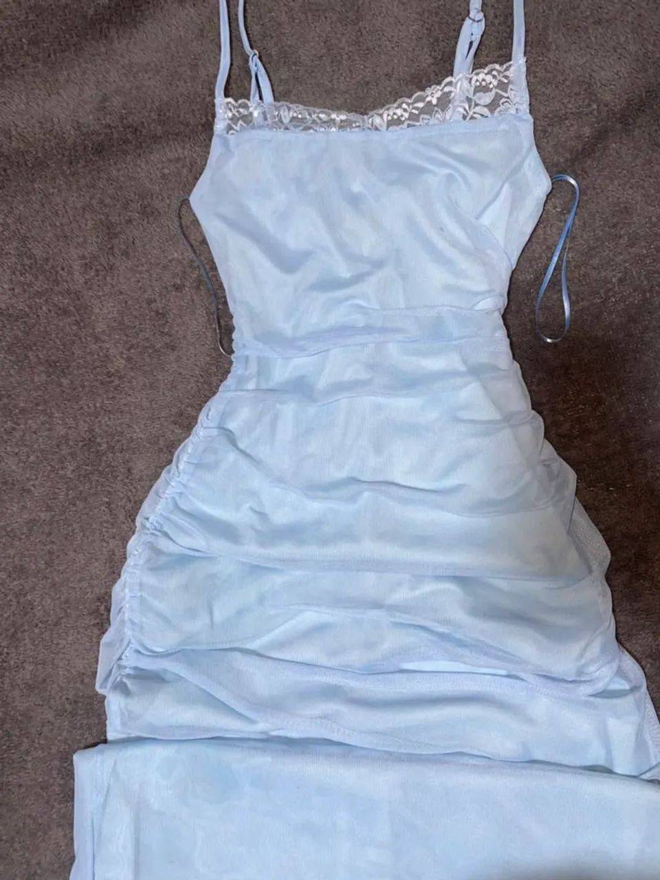Vestido midi - azul bebê  - Foto 5