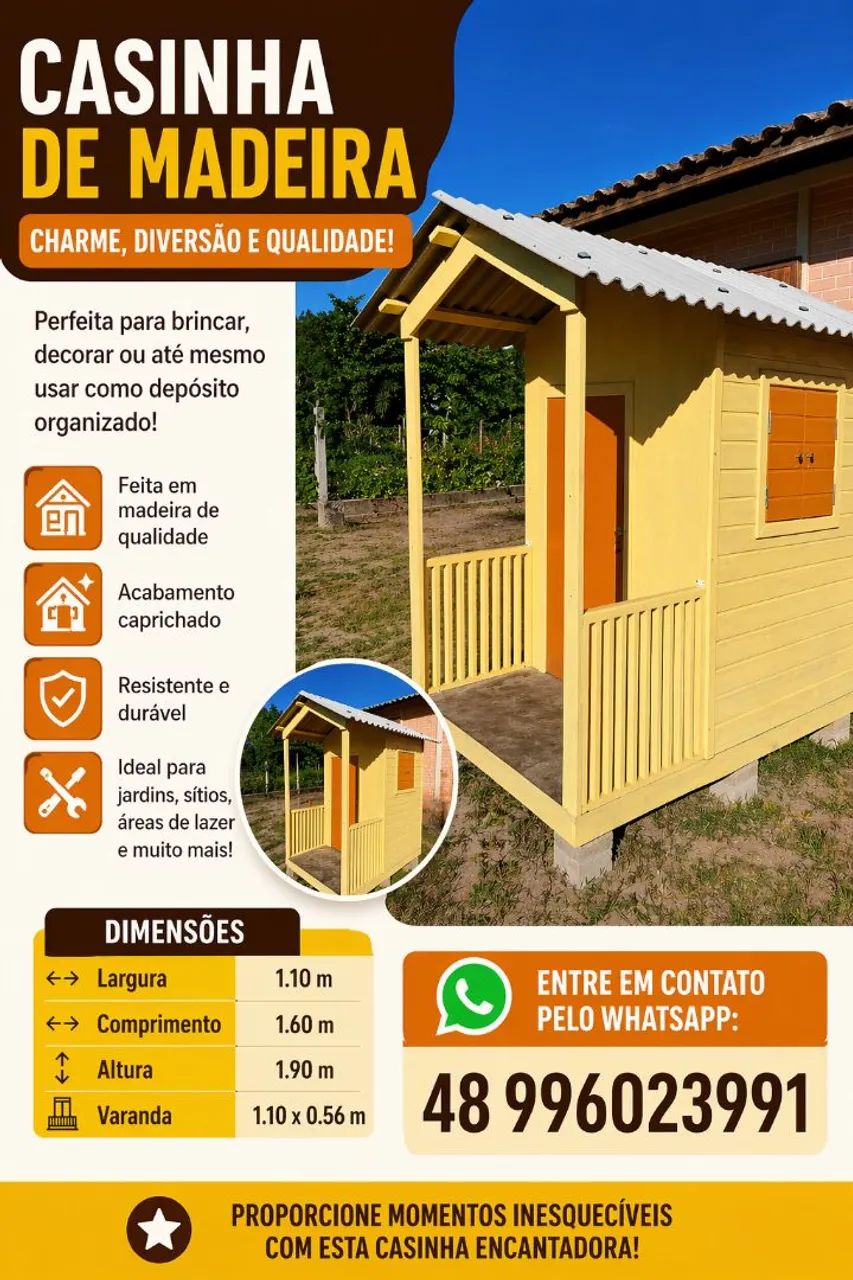 Casinha de jardim
