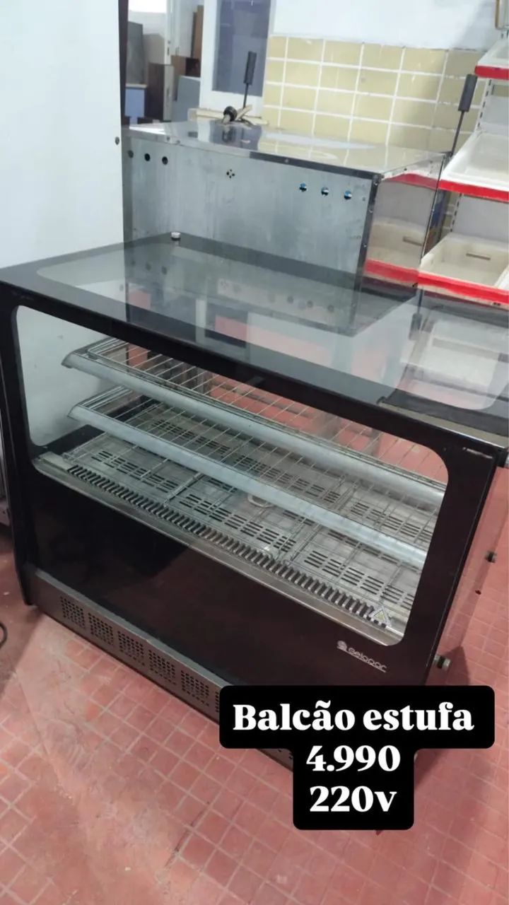 Balcão estufa 