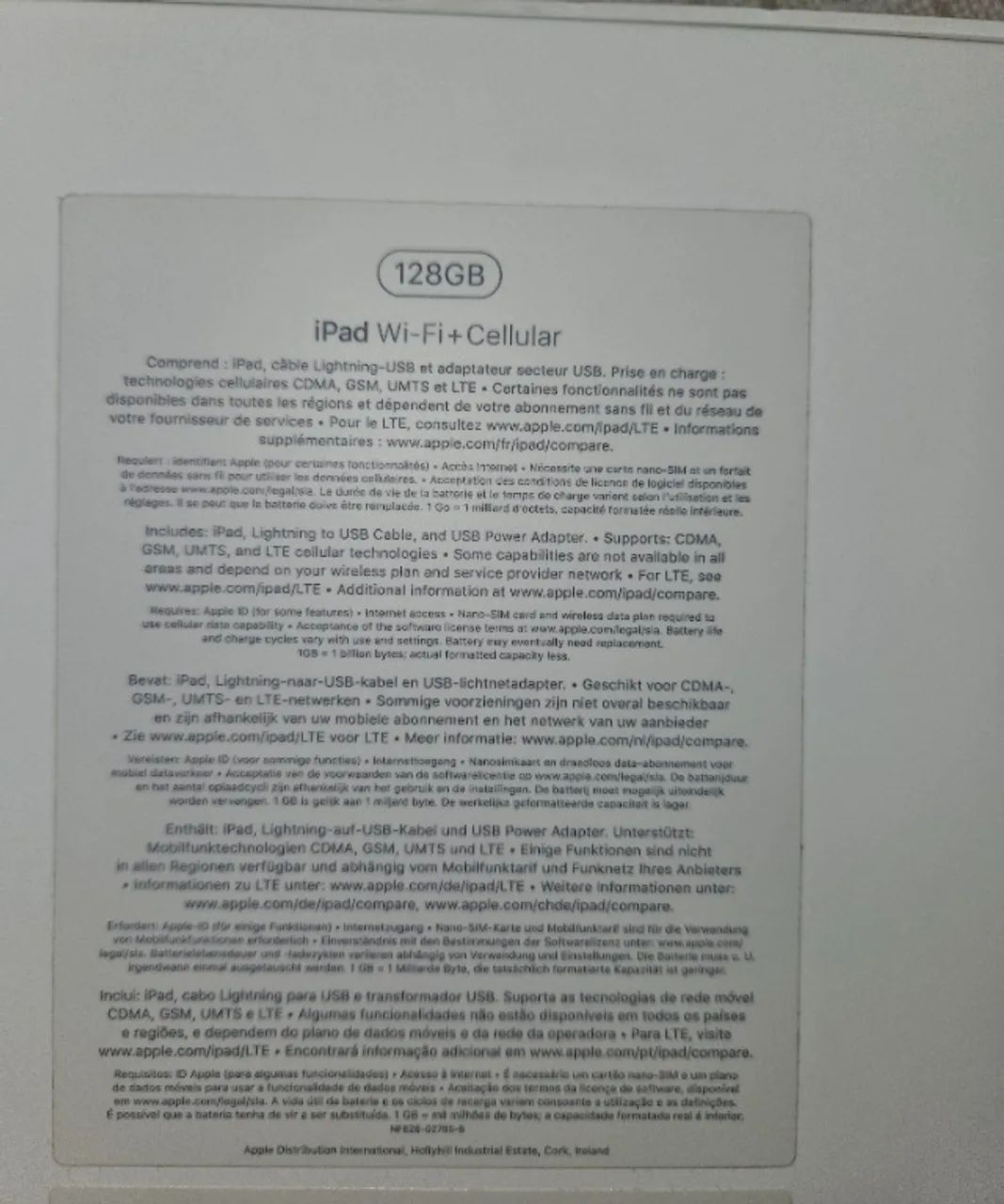 Ipad 5° geração Wi-Fi + celular 128 gb  - Foto 4