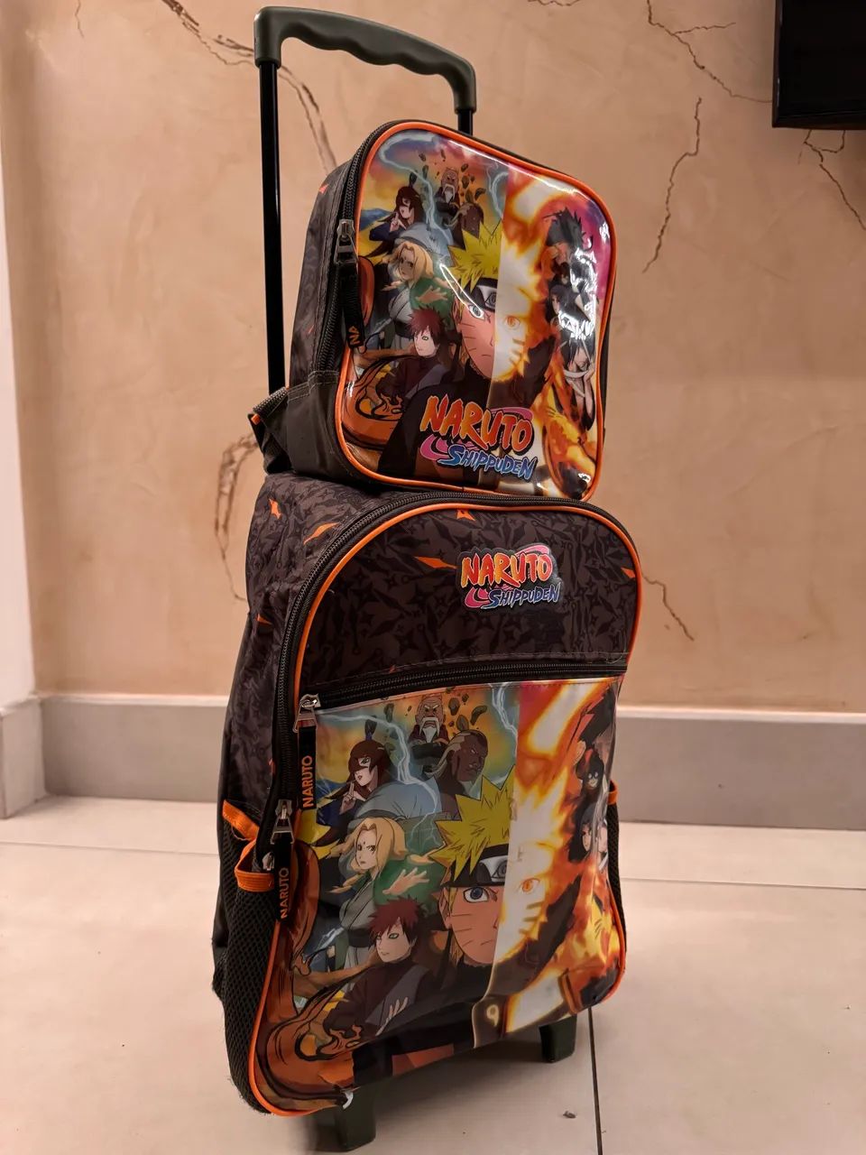 Mochila escolar com lancheira  - Foto 4
