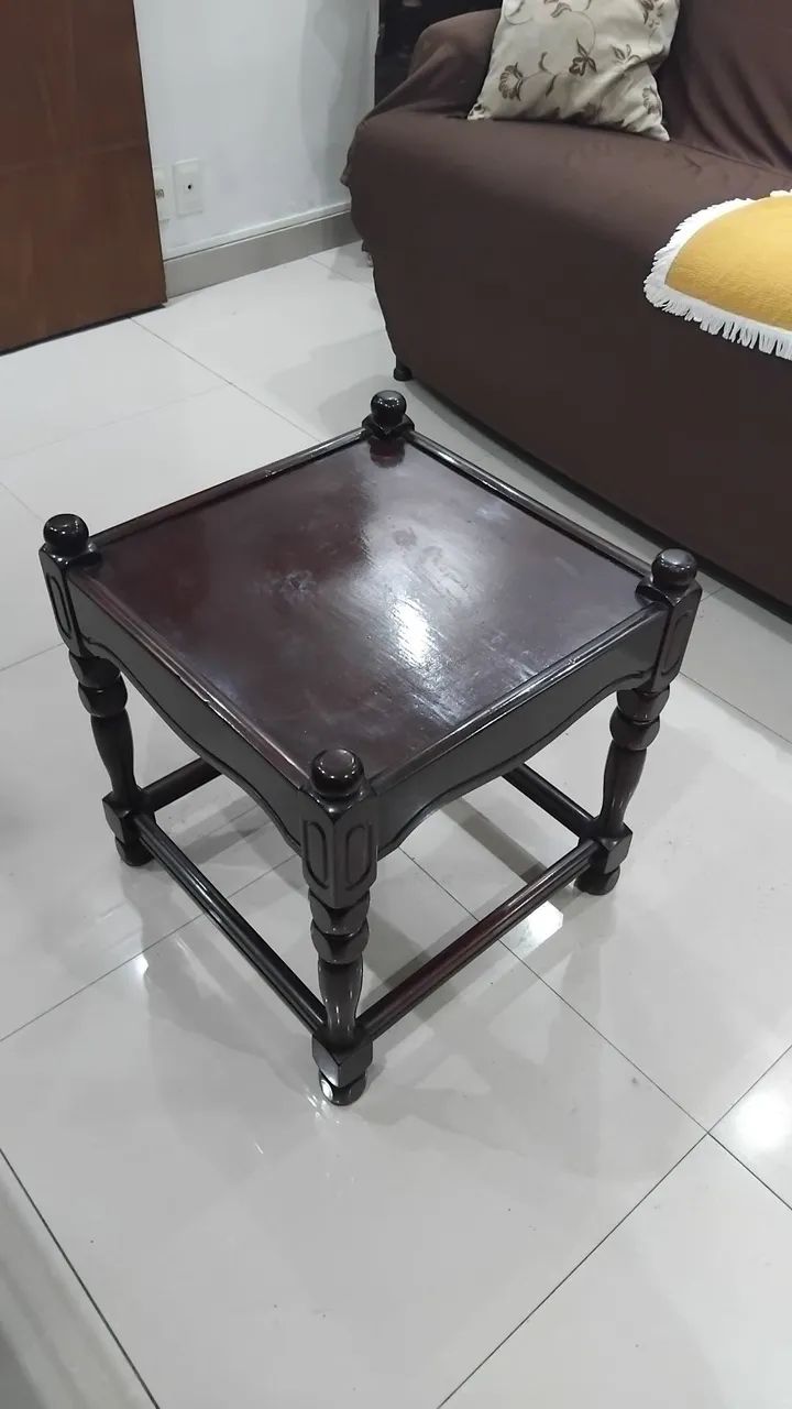 Mesa de centro madeira maciça - Foto 4