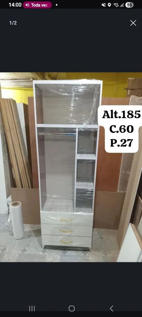 Closet branco à pronta entrega - Foto 3