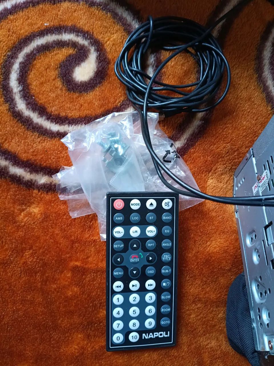 Central Multimídia Napoli DVD-TV 7335 2-DIN (Com Controle e Cabos