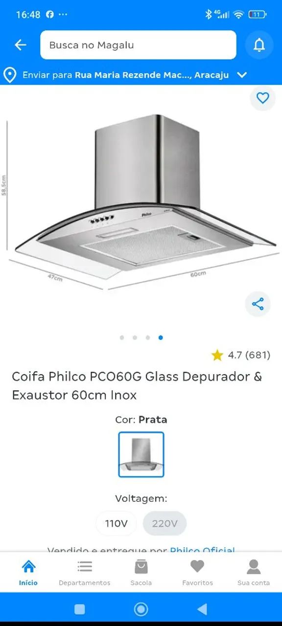 Coifa e depurador Philco  - Foto 3