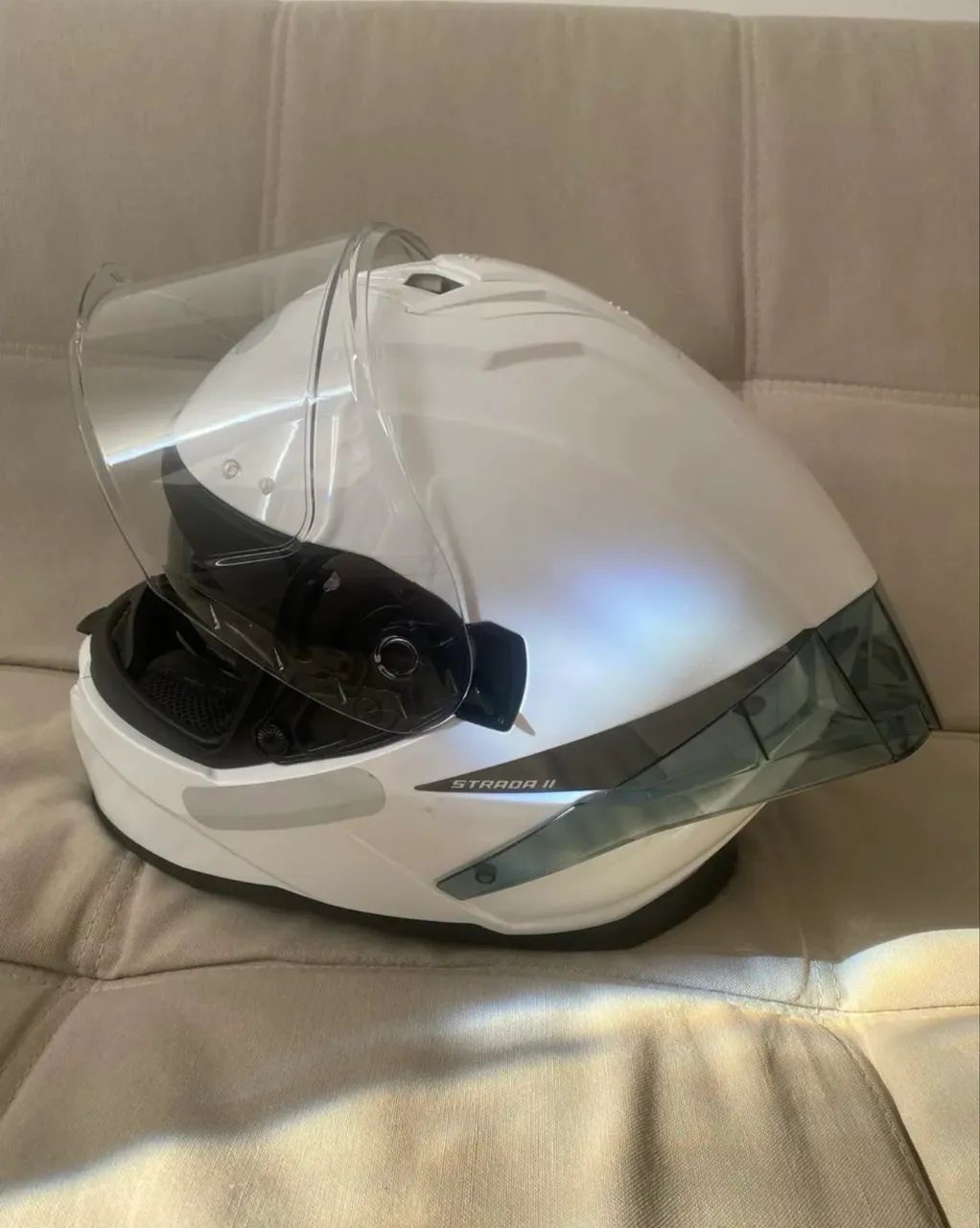 Capacete Norisk Strada II - óculos interno 2 aerofólios traseiros aceito cartão - Foto 4