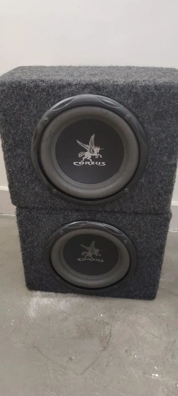 Duas Caixa slim 8 polegadas com sub corzus 200w - Foto 3