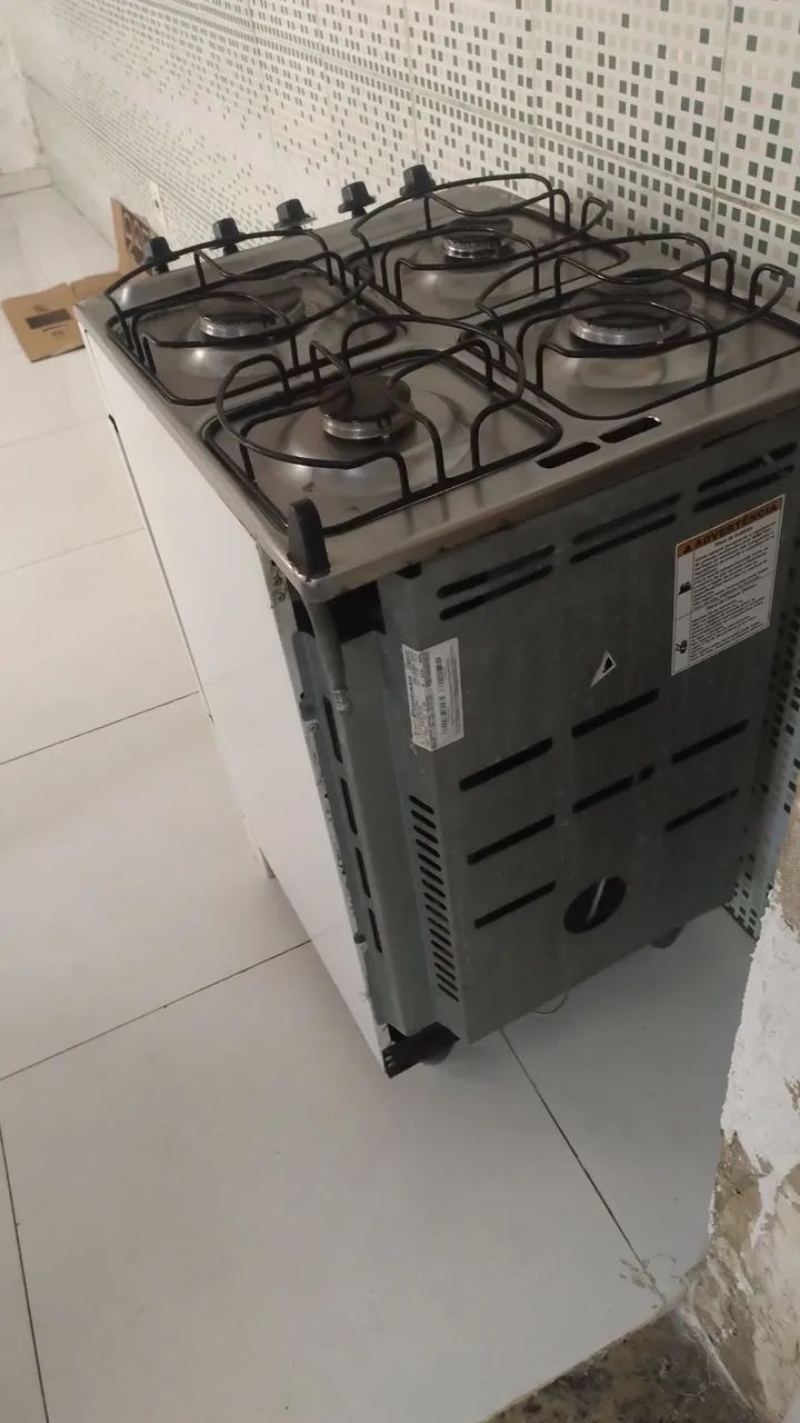 Fogão Brastemp clean,4 com timebocas