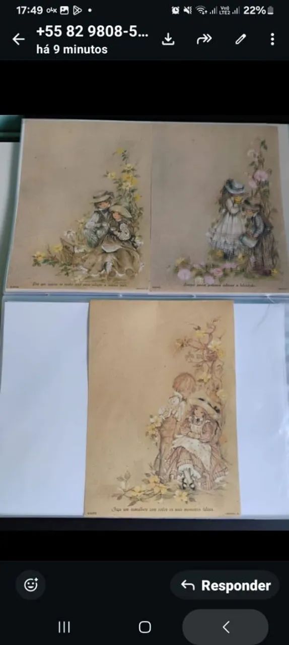 Papéis de carta Romeu e Julieta 
