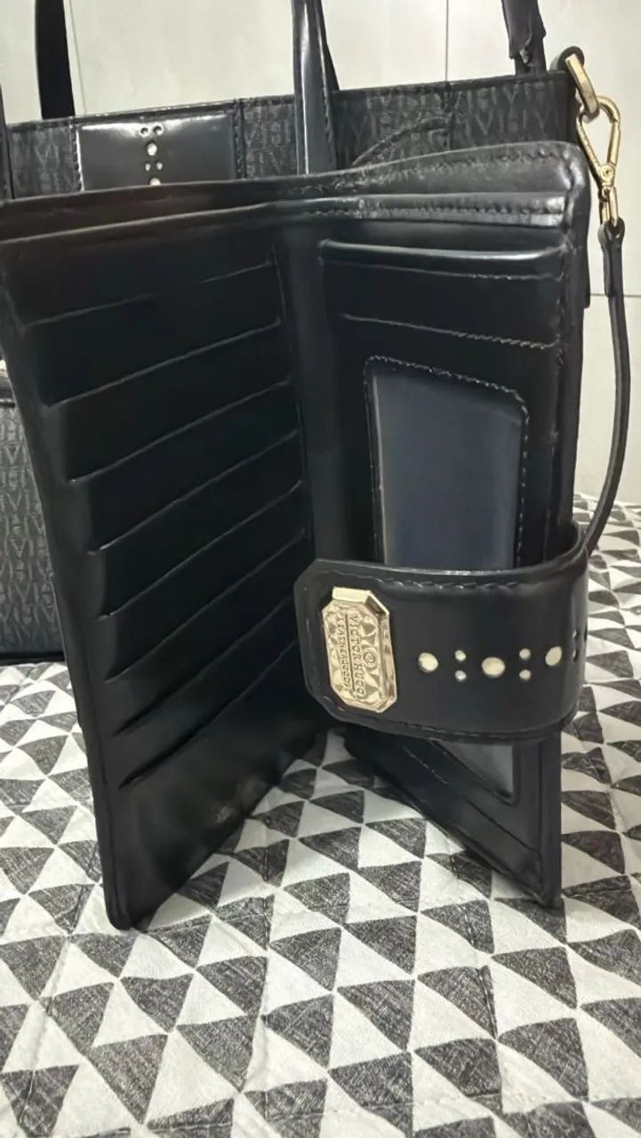 Bolsa Victor Hugo Original Pouquíssimo Uso - Foto 3
