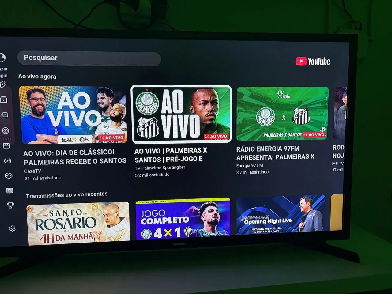 TV SANSUNG 32 POLEGADAS POR 620,00 APENAS DINHEIRO OU PIX  - Foto 3