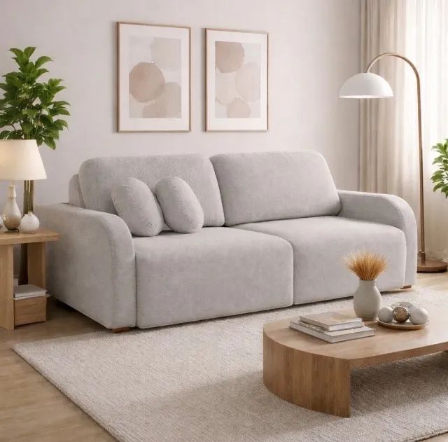 Parma Retractable Sofa Bed 2.30 Gray419420935711641600