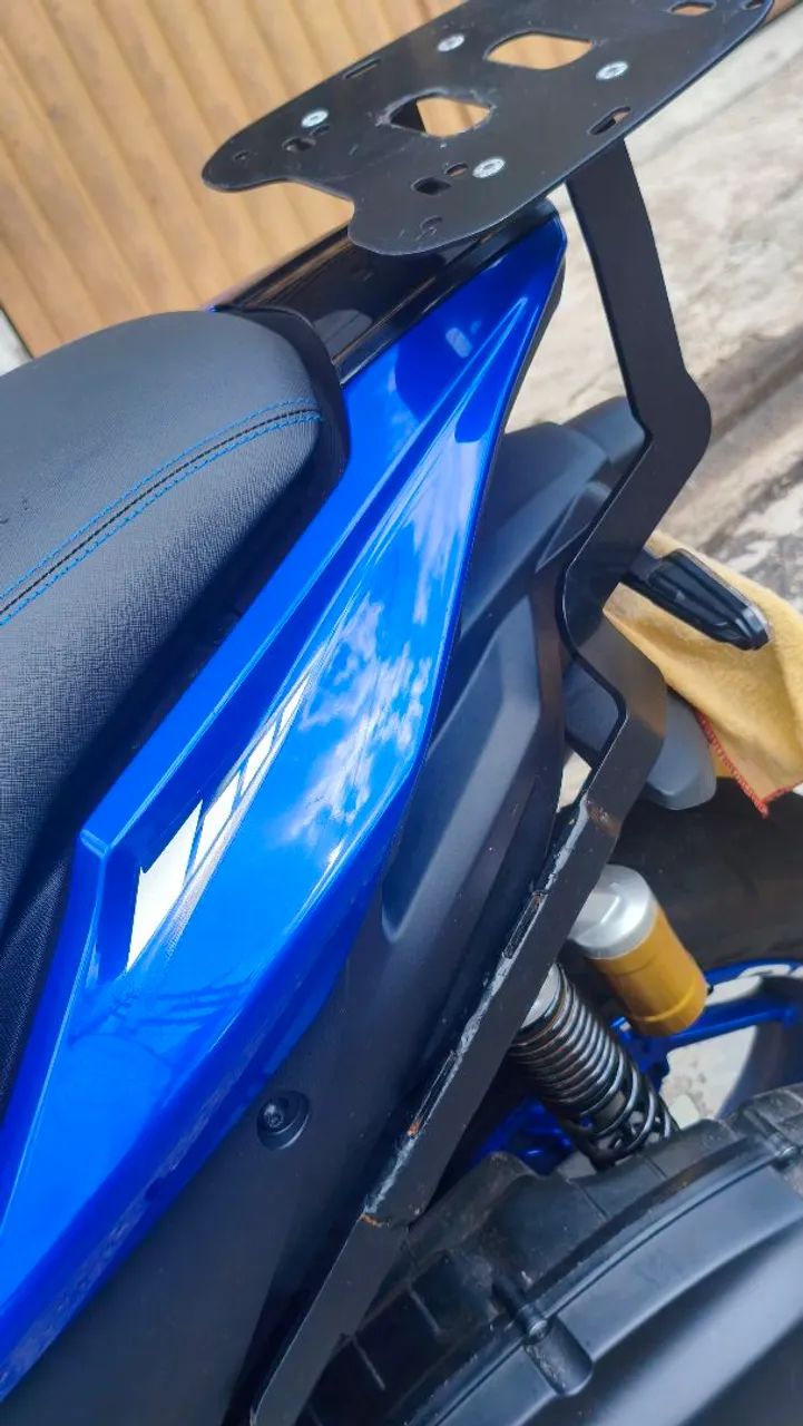 Suporte para baú da moto Aerox  - Foto 4
