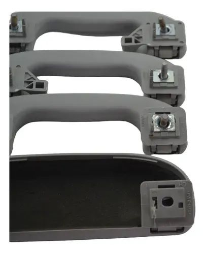 Kit 3 Puxador Pqp Alça Teto Porta Oculos Tracker 2018 Origin Cinza - Foto 6