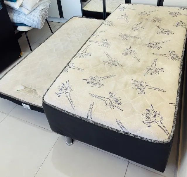Cama Box Solteiro com cama Auxiliar Ortopédico D28 Preto - Ortobom - Foto 2