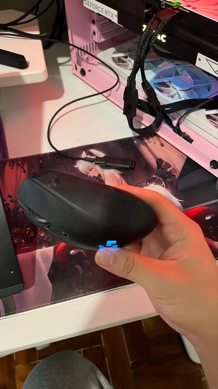 Logitech g703 hero lightspeed - com scroll quebrado - Foto 5