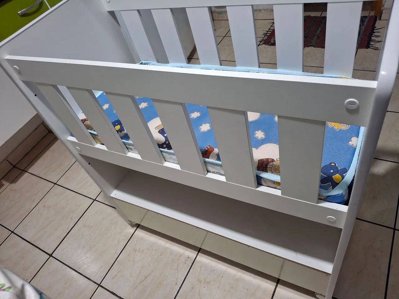 Mini Berço Moisés Com 02 Gavetas E com Colchão  - Foto 3