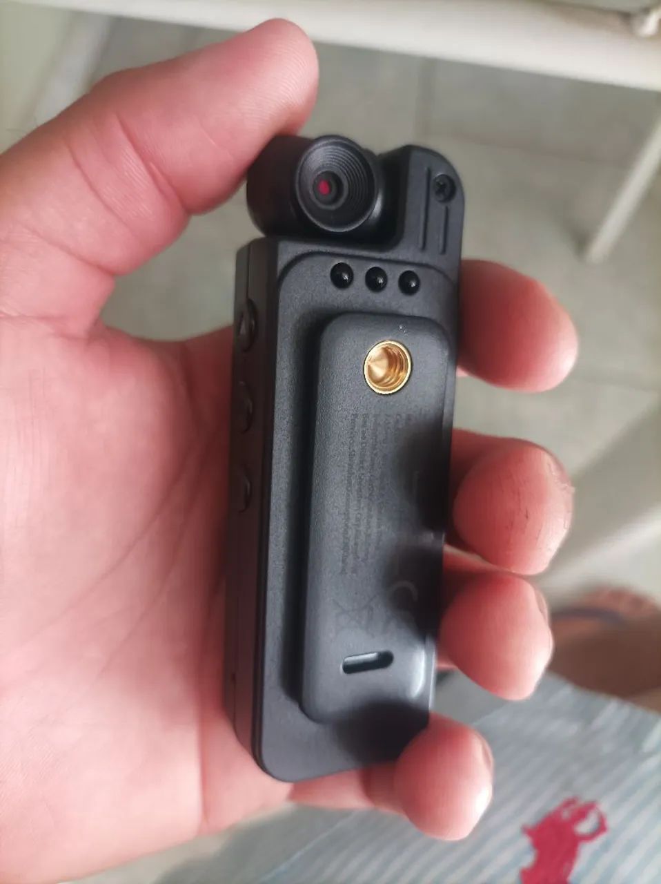 Mini câmera aporta 2k imagen e áudio muito boa  - Foto 4
