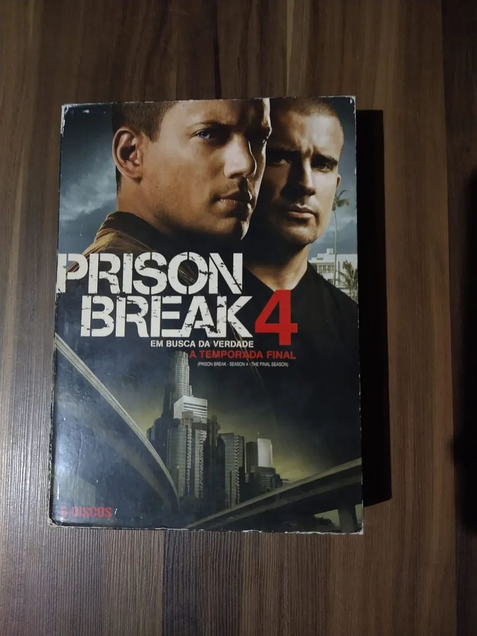Box Dvd Prison Break 4temporada Original com luva - CDs, DVDs etc