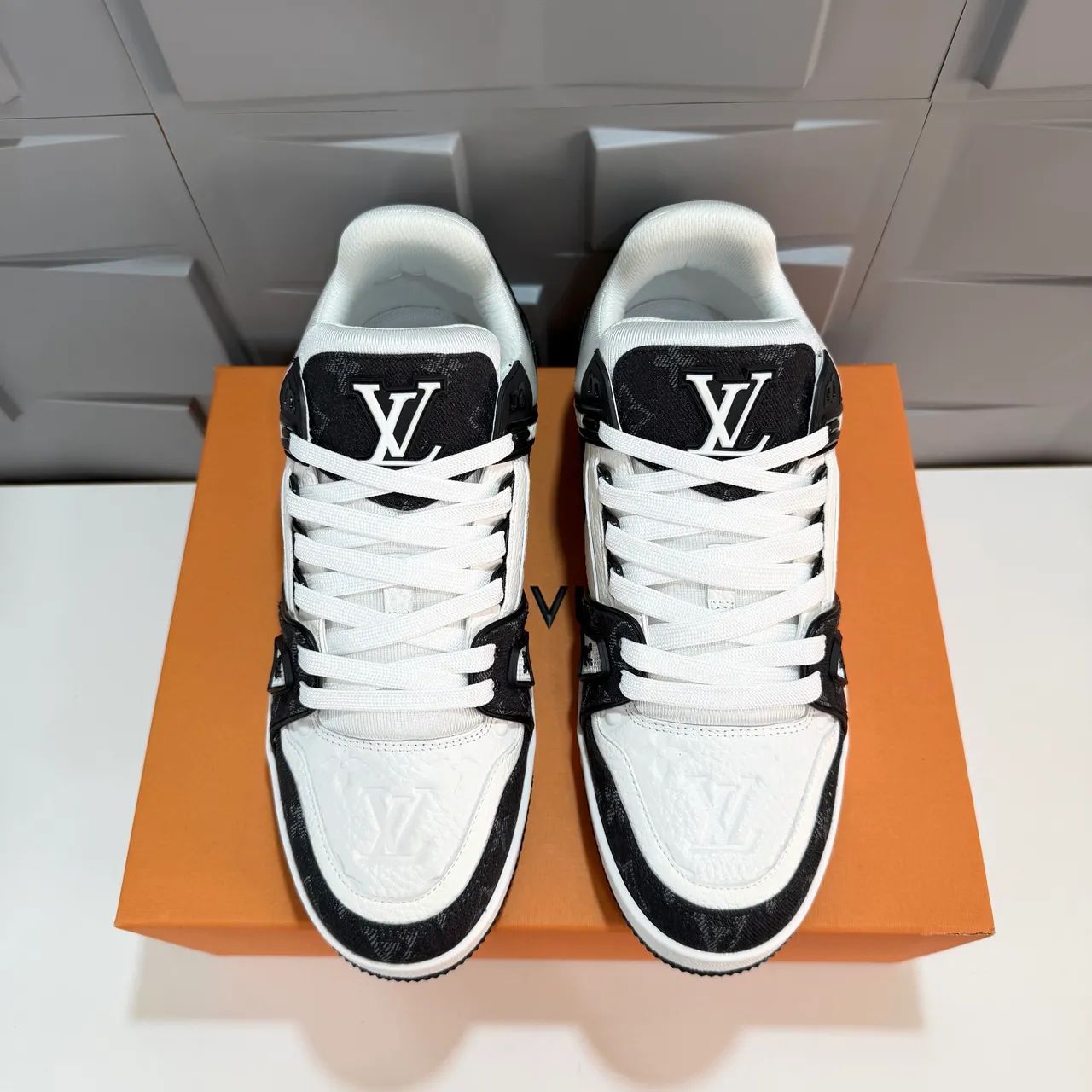 Louis Vuitton LV Trainer Denim Black White 41 - Foto 2
