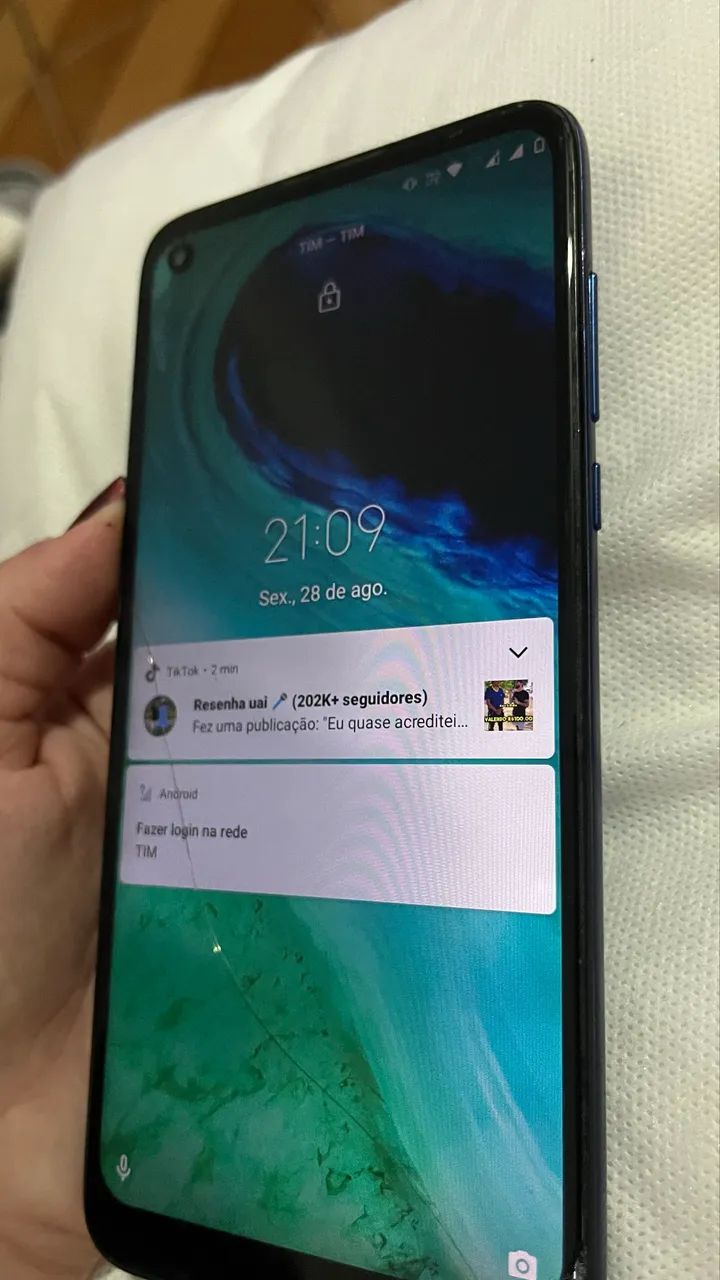 Aparelho celular -  Moto G8 Azul  - Foto 4